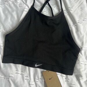 Nike Black Sports Bra with Cross-Back Design
